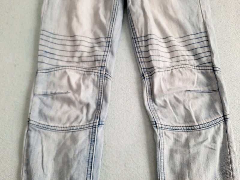 BEZ WAD Spodnie jeansy jeansowe Sister Point S/36 ciekawe detale #385