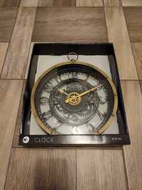 Nowy złoty zegar ścienny w stylu retro 27 cm