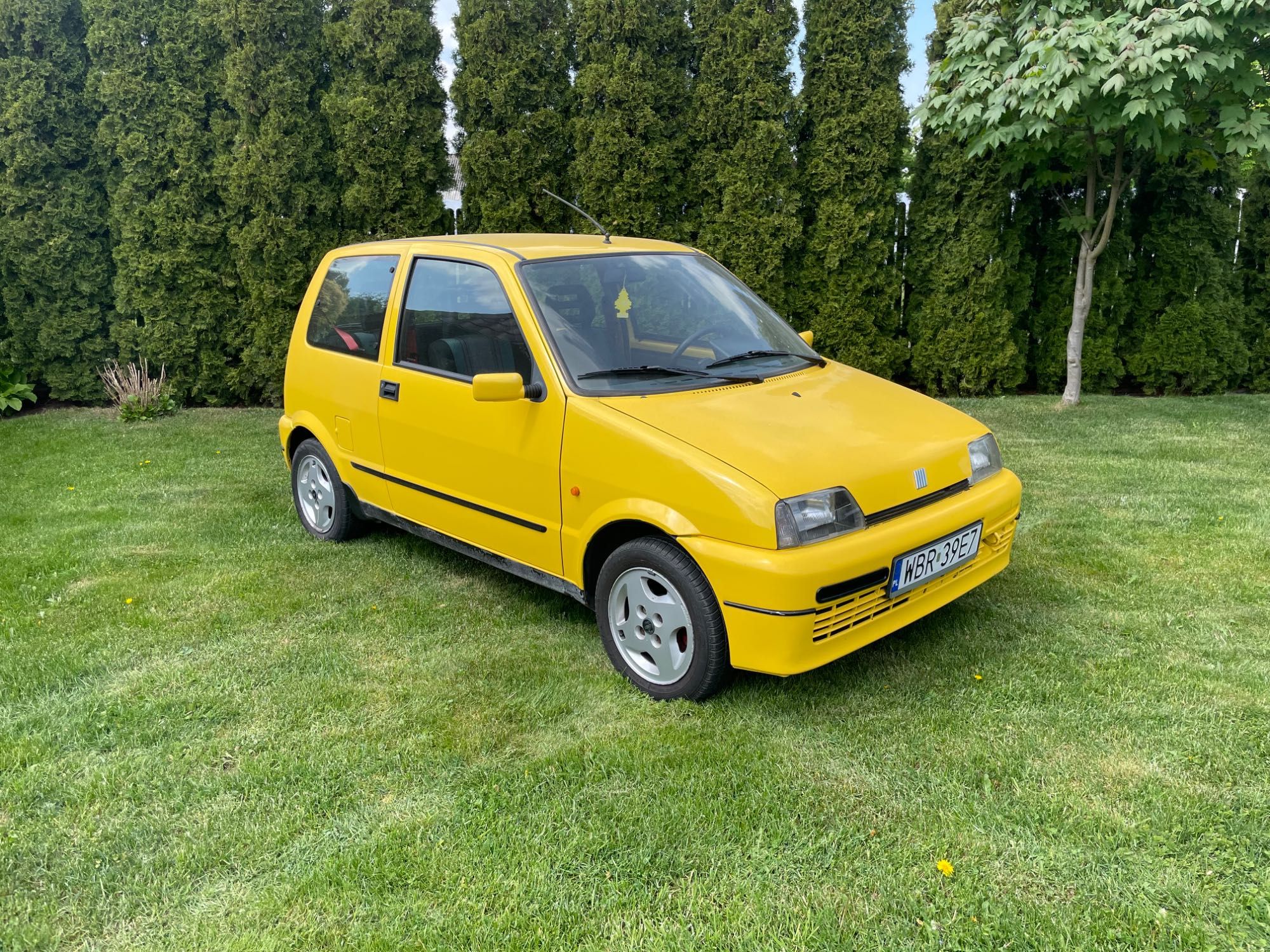Fiat Cinquecento sporting 1.1, dwa kpl oryginalnych felg