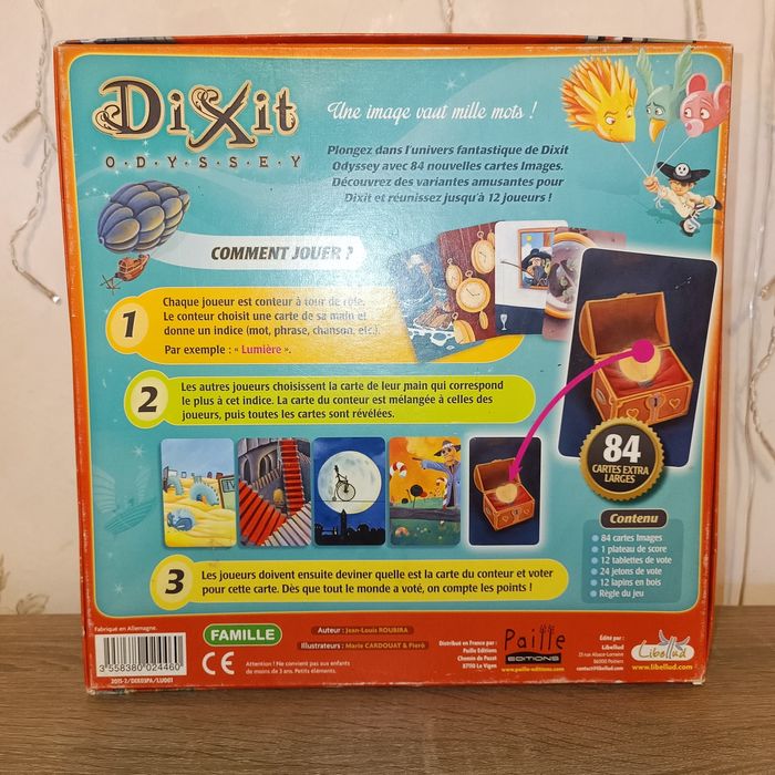 Dixisit Odyssey. Діксіт Одісея. Настільна гра.