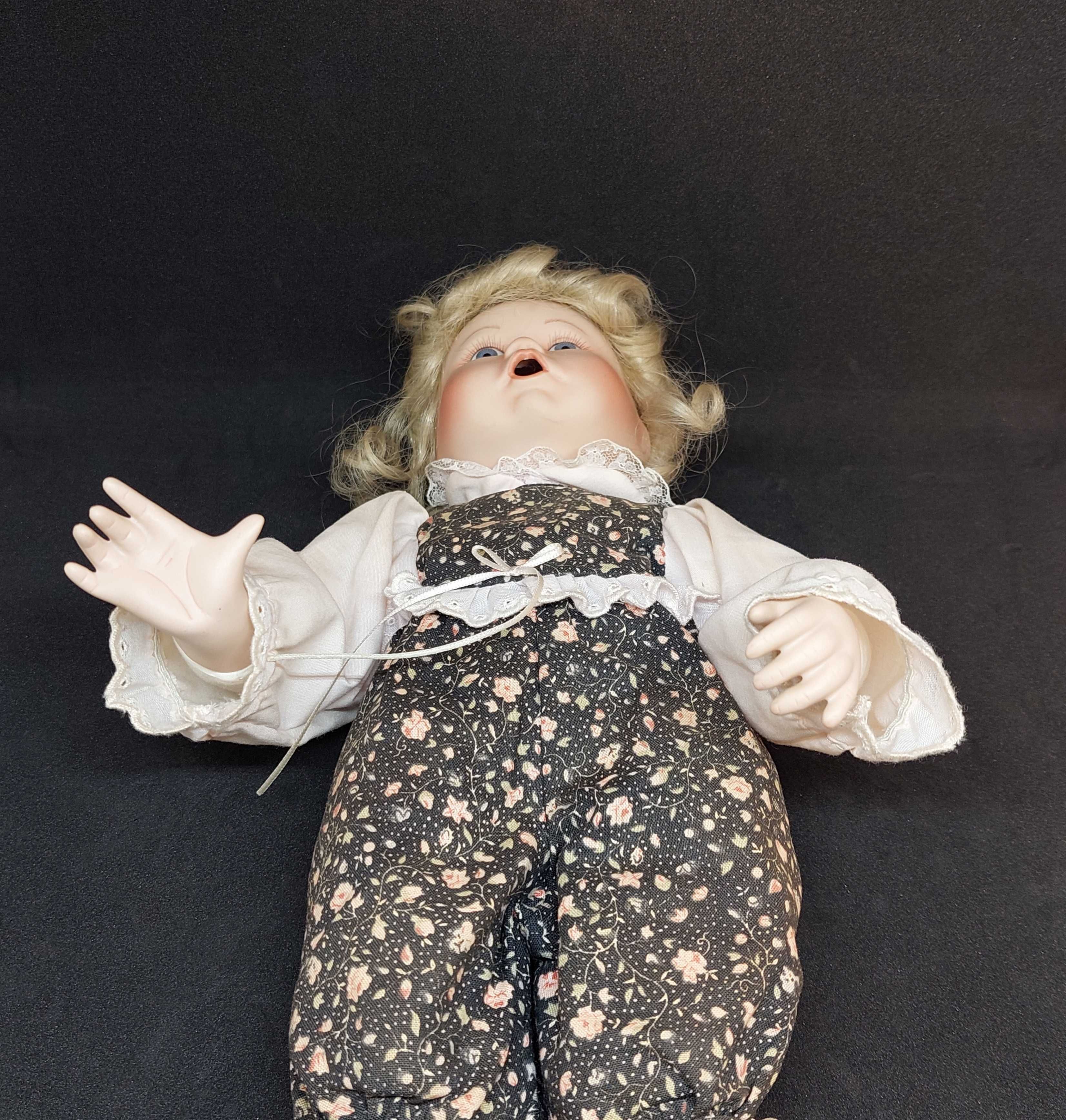 РЕДКАЯ винтажная фарфоровая кукла США 1991 JAN GOODYEAR 35 см. клеймо