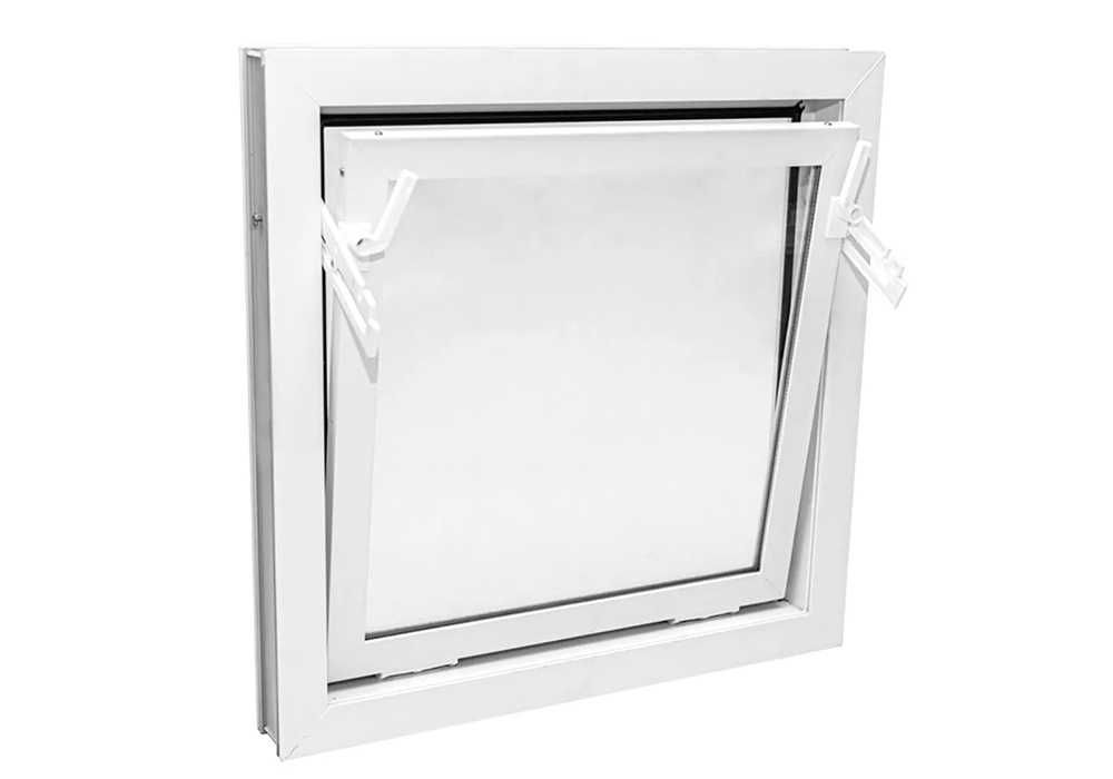 Okno gospodarcze PCV STANDARD Białe 500 x 400 mm do piwnicy NA WYMIAR