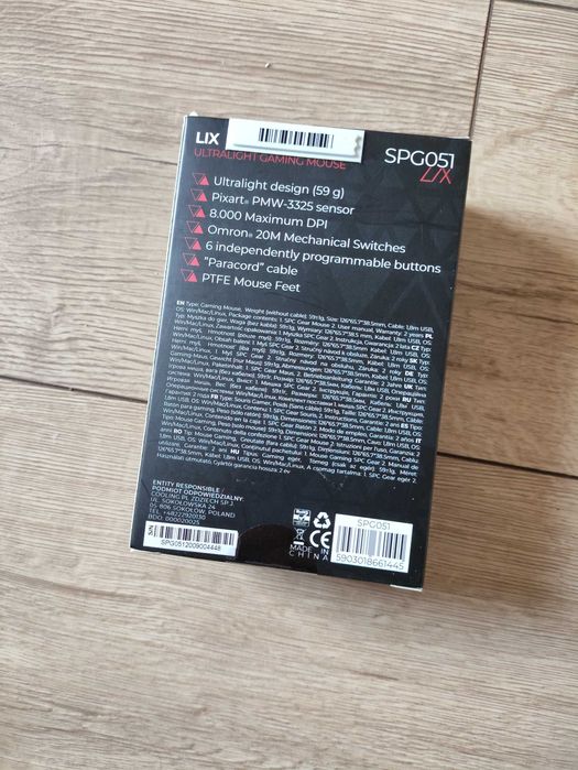 Myszka do komputera spc gear lix