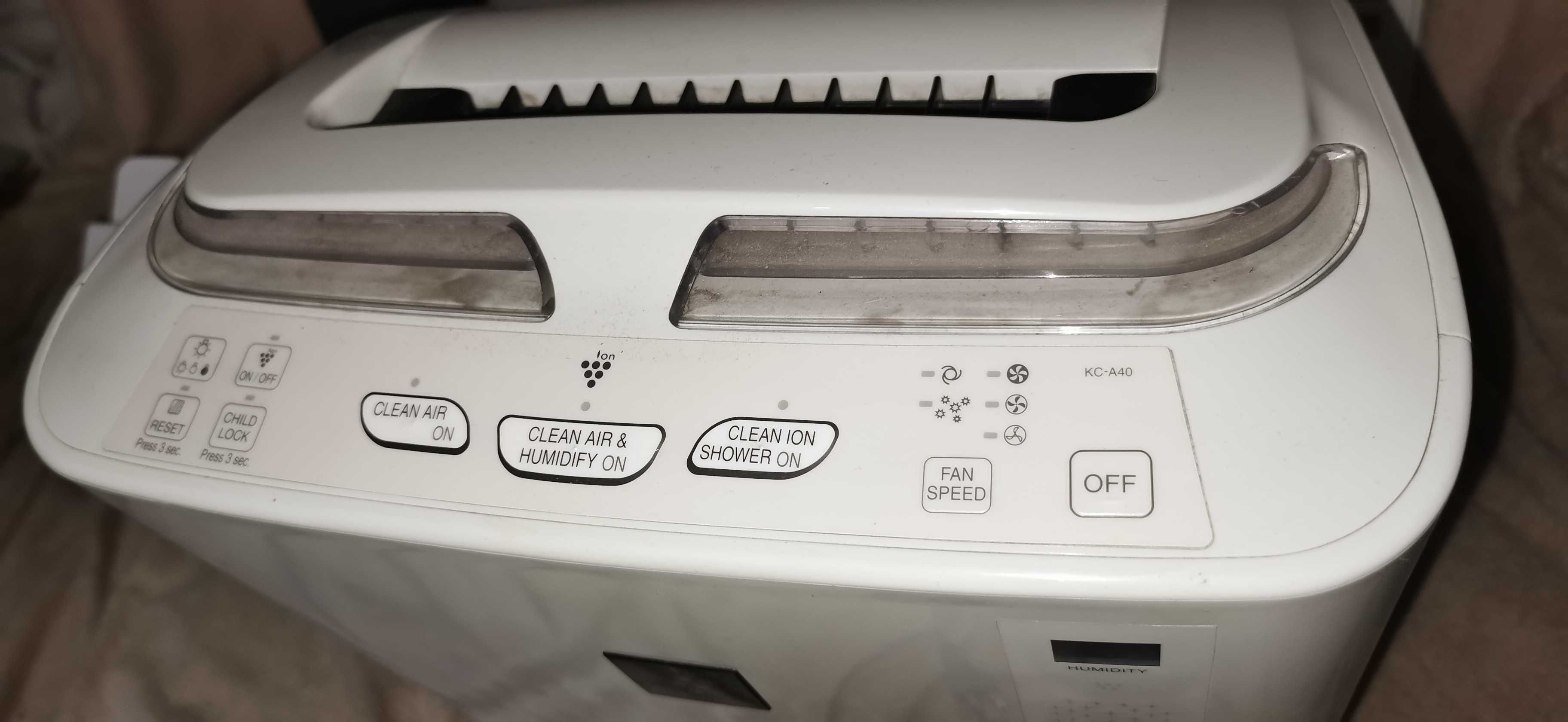 Sharp KC-A40EU oczyszczacz powietrza nawilżacz jonizator oczysz pleśni
