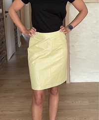 Limonkowa spódnica, Hexeline, rozmiar 38