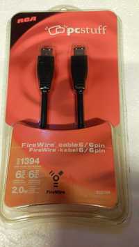 Cabo novo FireWire 800 Cable IEEE 1394 6 Pin 6 Pin comprimento 2m
