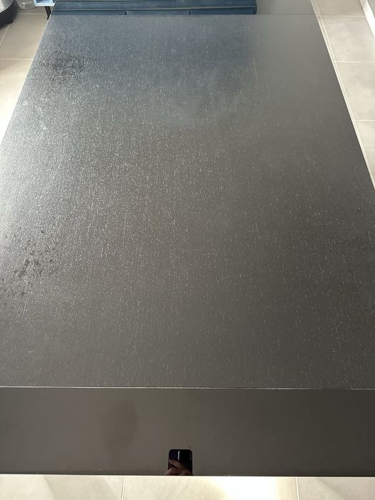 Mesa extensivel de jantar preta