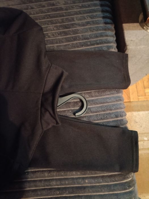 Теплый комбинезон на флисе рубчик