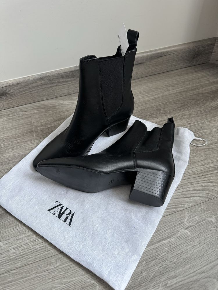 Чоботи козака черевики Zara 38 розмір