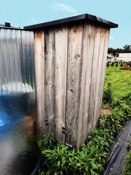 Wychodek WC toaleta na działkę budowę