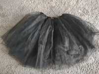 Czarna, tiulowa spódnica XS/S. Halloween, bal przebierańców