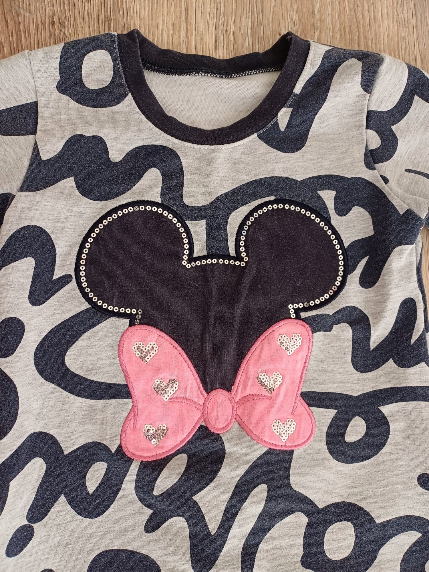 Sukienka tunika bluza kieszonki 104 myszka minnie