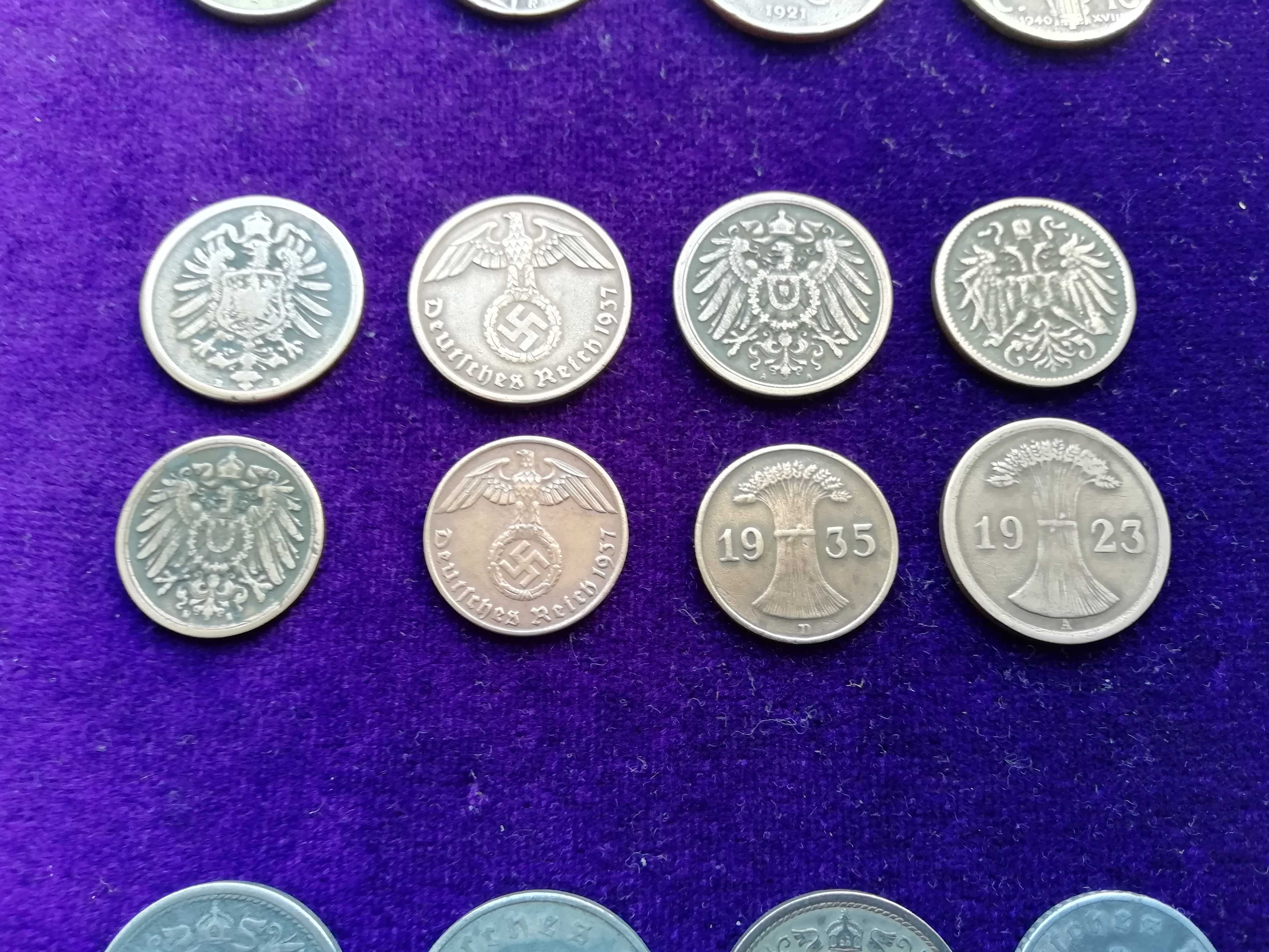 германські -австрійскі монети 3-й рейх -3 набора по 195грн.
