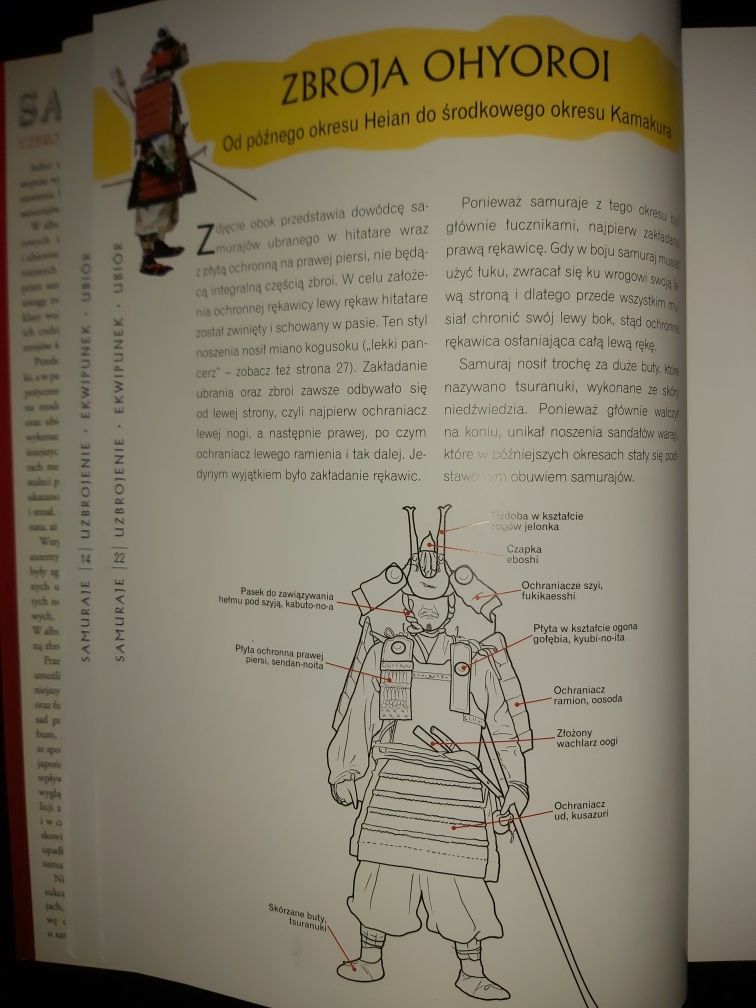 Samuraje Uzbrojenie ekwipunek ubiór Mitsuo Kure