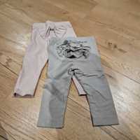 Spodnie legginsy Newbie 74 kokarda falbanka Zara