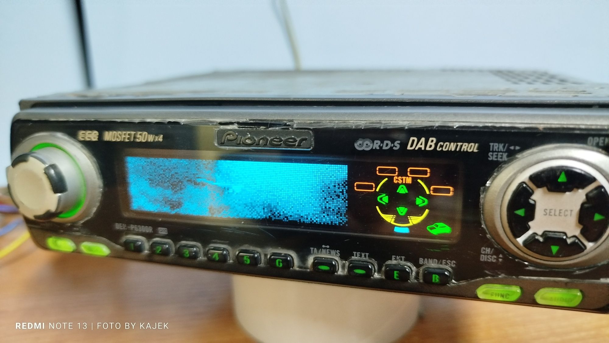 Radio Pioneer DEH-6300R Formuły Animacje Retro