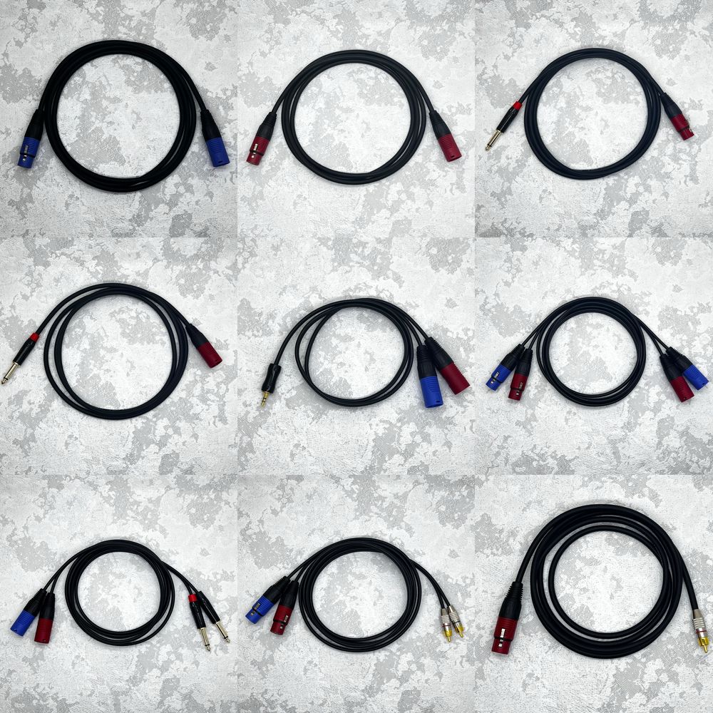 Кабелі XLR, мікрофонний кабель, міжблочний, DMX