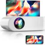 Projetor led 6000 lumens + WiFi incorporado + Tela 80" oferta / 1080P