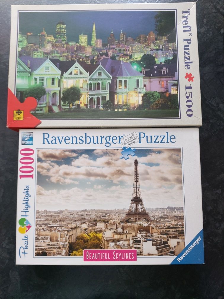 Puzzle 10 szt od 600 do 1500szt