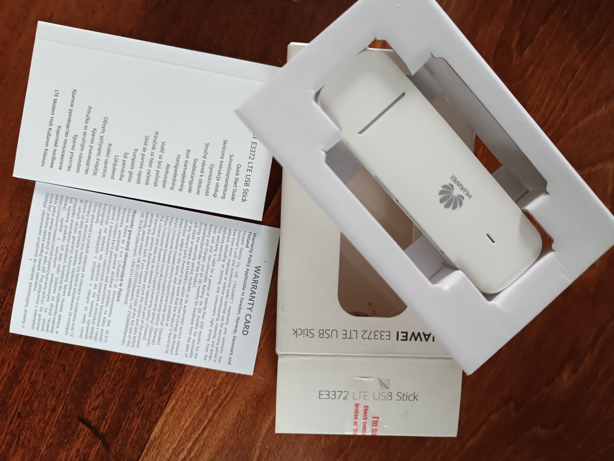 Модем HUAWEI E3372 LTE USB Stick