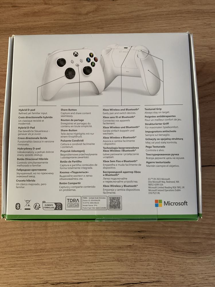 Nowy pad xbox biały