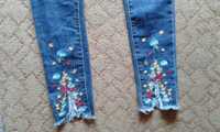 Spodnie rurki jeans haft+ Gratis!!!