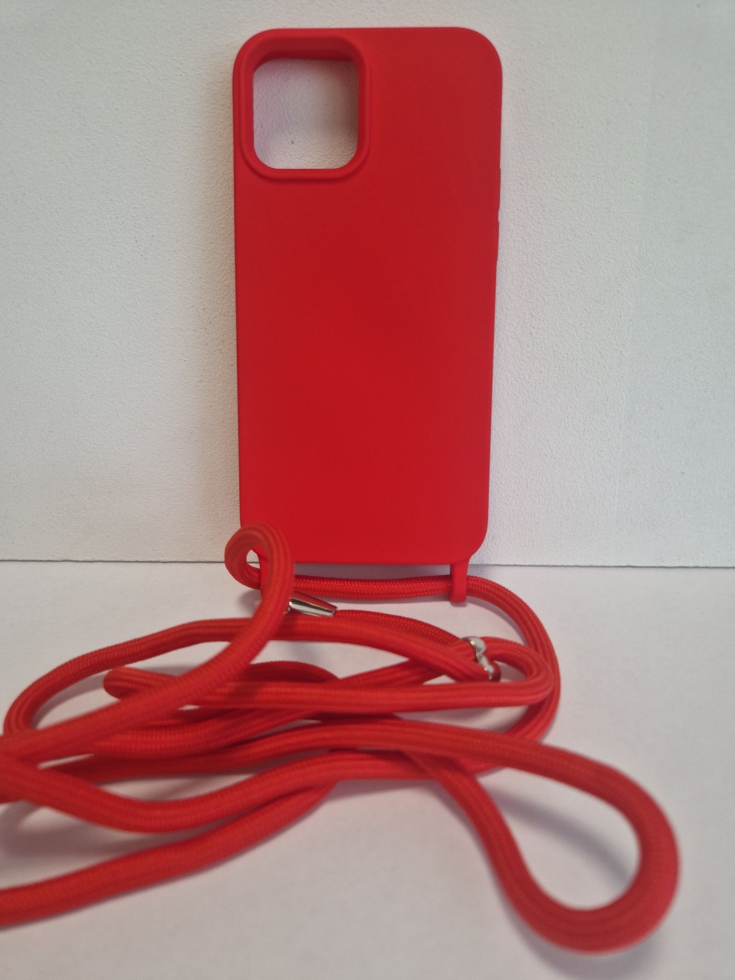 Strap Silicone Case do Iphone 12/12 Pro wzór 1 czerwony