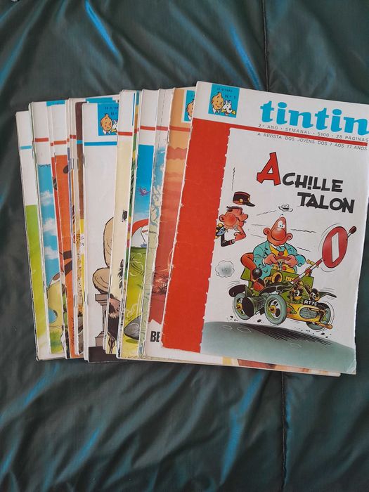 Revista Tintin 1969 (Segundo Ano) em fascículos nº 1 ao nº 26