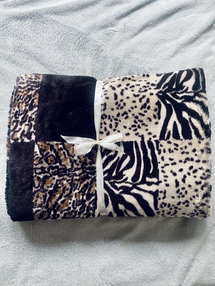 poduszka plus poszewka 60/60 cm zwierzecy wzór zebra