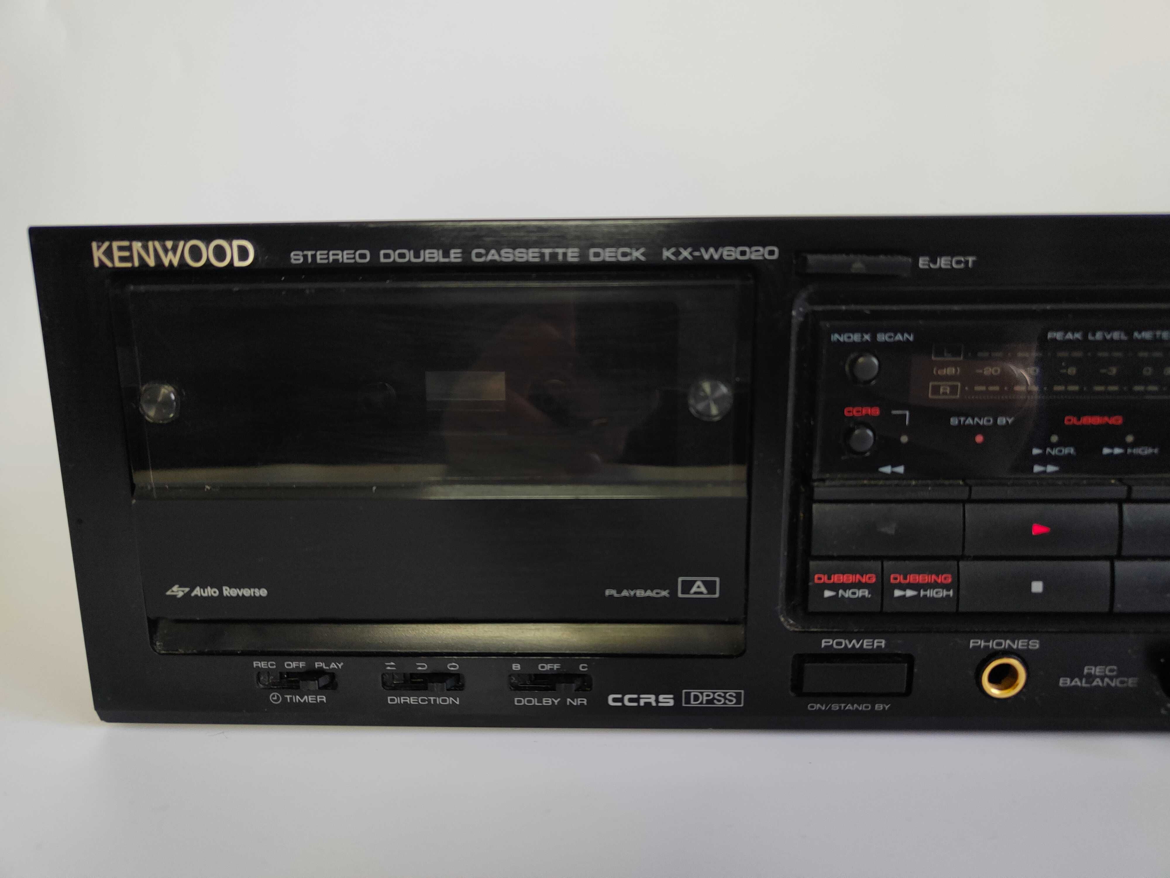 Magnetofon deck KENWOOD KX-W6020 uszkodzony