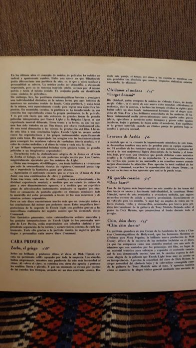 Enoch Light - Grandes temas de grandes peliculas - LP - portes incl.