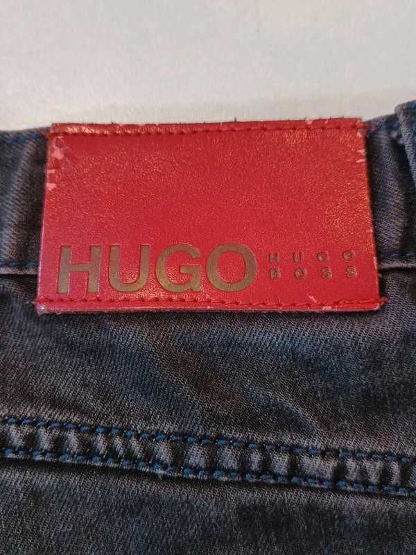Męskie czarne jeansy HUGO BOSS, rozmiar 38