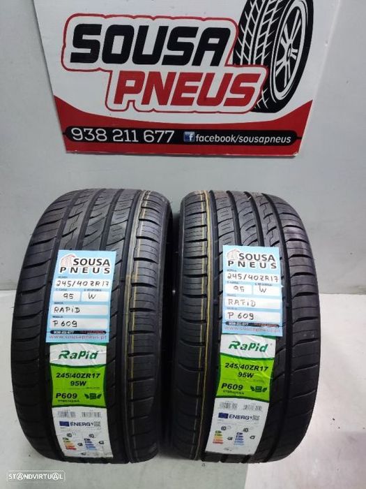 2 pneus novos 245-40r17 rapid - oferta dos portes