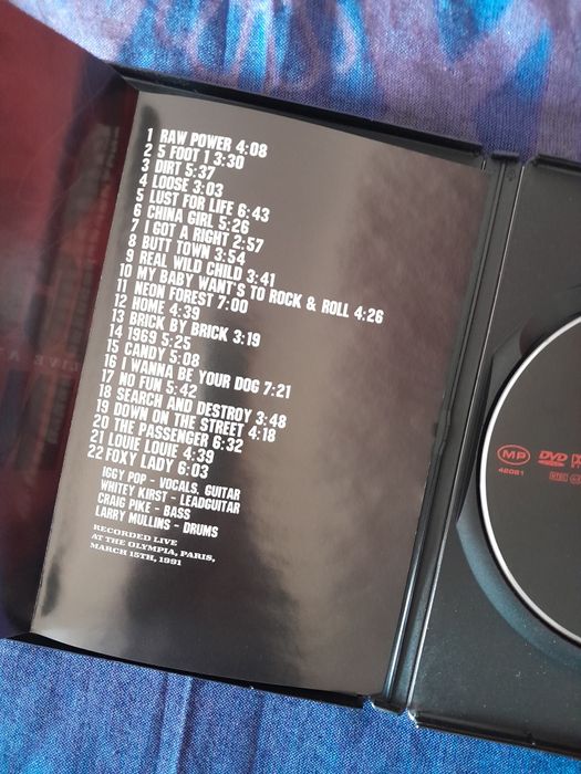 Iggy Pop Live at the Olypia In Paris 1991