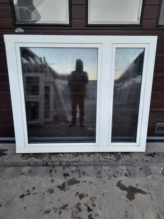 Okna 183x153 okno pcv białe dwuskrzydłowe DOWÓZ CAŁY KRAJ