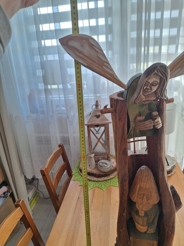 Rzeźba Jezus i Anioł