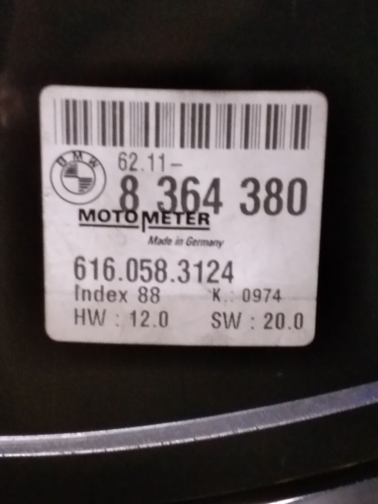 Quadrante Painel de Instrumentos BMW E36 318TDS Marca  MotoMeter
