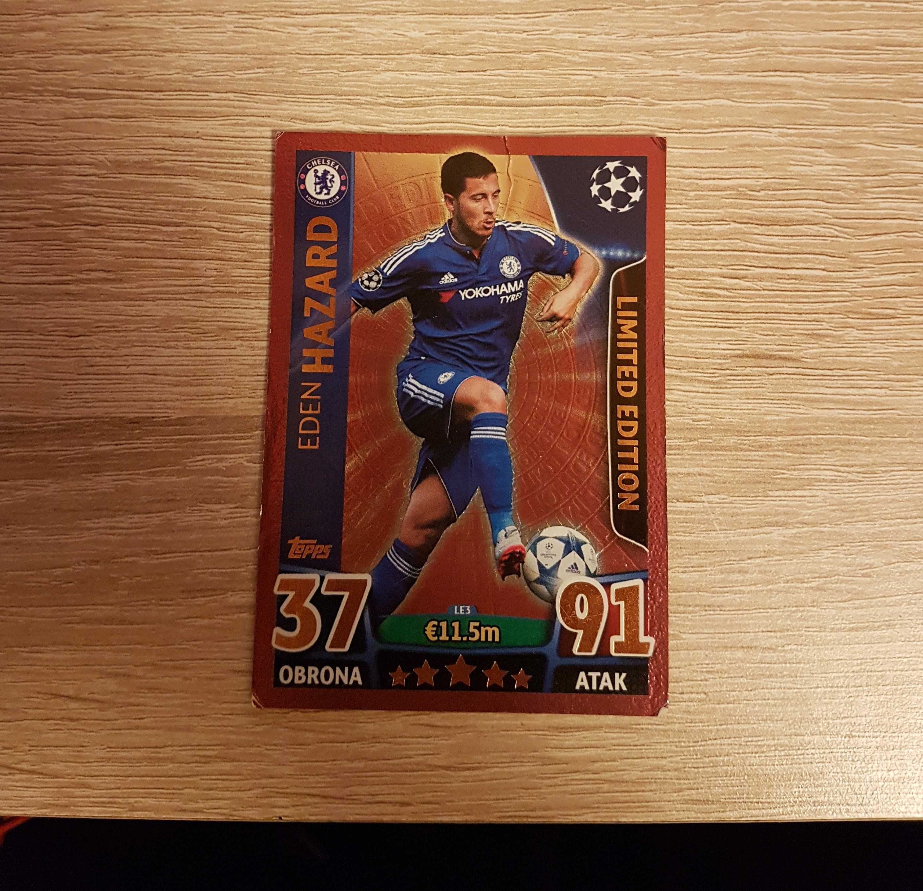 Karty Topps Match Attax 2015/2016, Limited Edition, puszka
