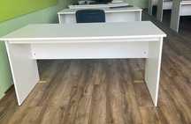 Офісний стіл ДСП білий 140/80/74