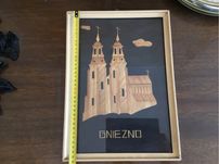 Obraz słomkowy „Katedra Gniezno”