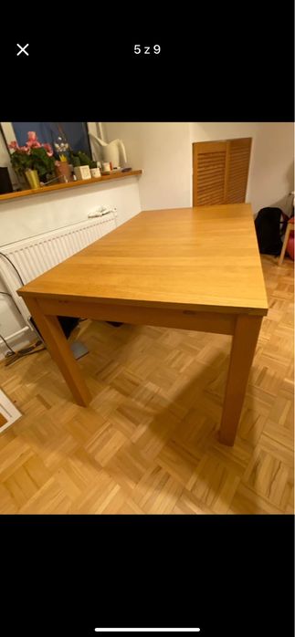 Stół 140x84 Krzesla ikea borje