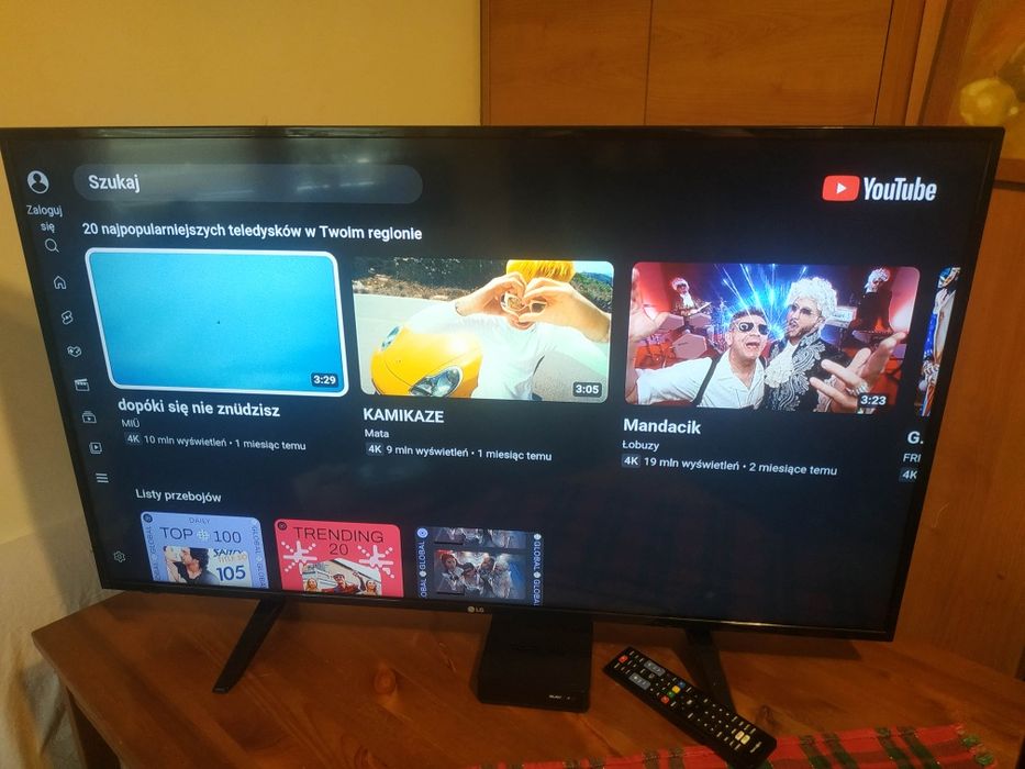 TV 43" LG + Smart Tv dekoder WIFI Android Netflix YouTube