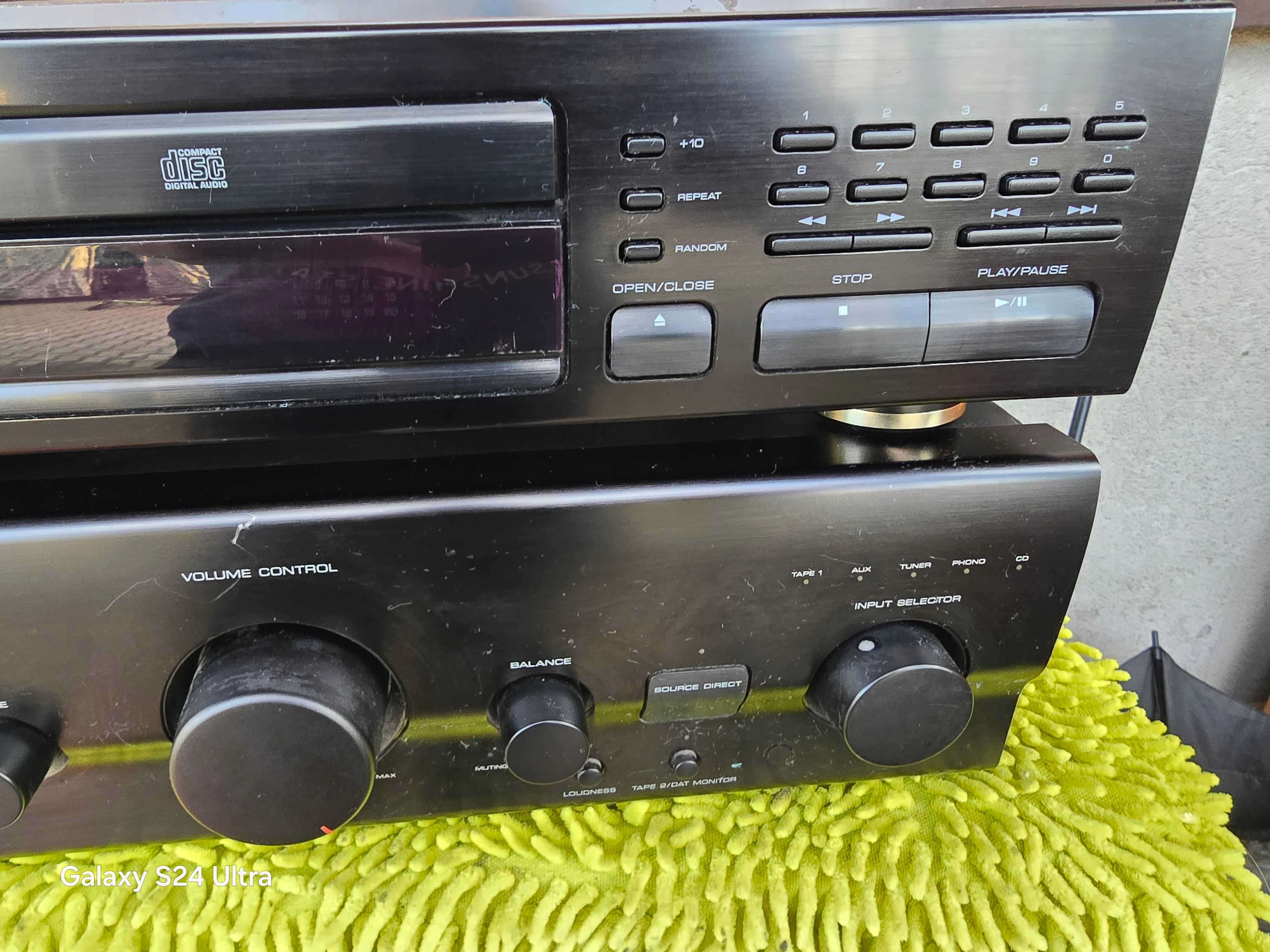 zestaw wzmacniacz +cd kenwood