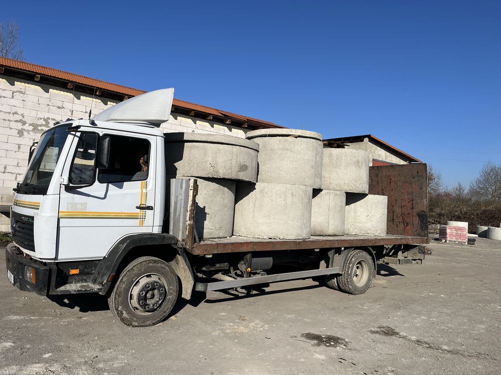 Мерседес 1317 R19.5 нові колеса Атего Маніпулятор Борт Гідроборт