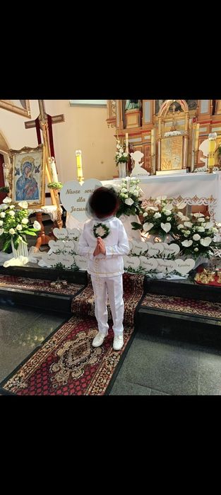 Strój komunijny + buty