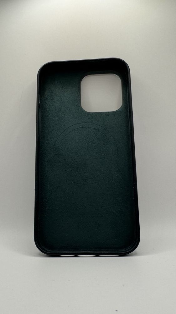 Oryginalne Skorzane etui Iphone 14 Pro Max Green