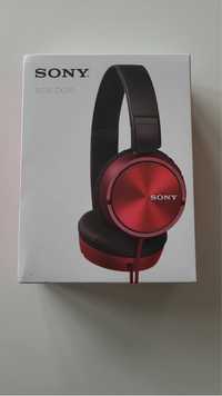Słuchawki Sony MDR-ZX310 czerwone
