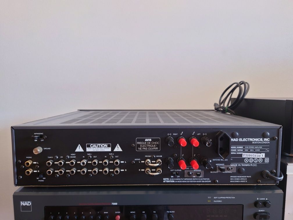 Wzmacniacz NAD 3100 - Klasyka Hi-Fi z lat 80