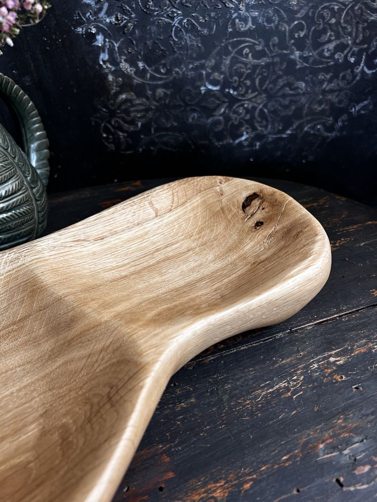 Wooden serving platter