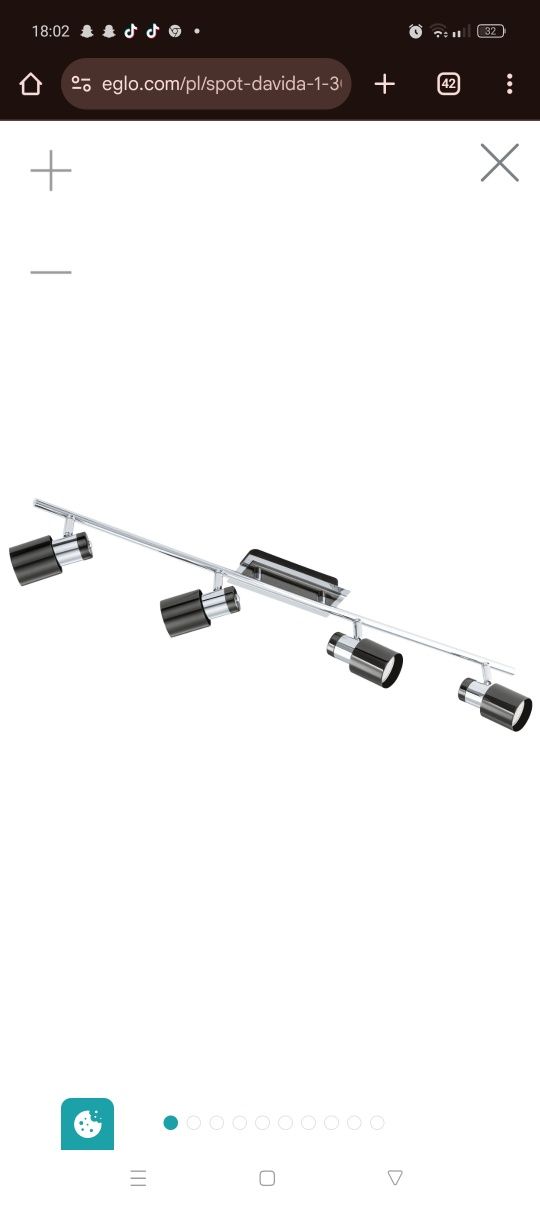Lampa sufitowa DAVIDA 1 Eglo